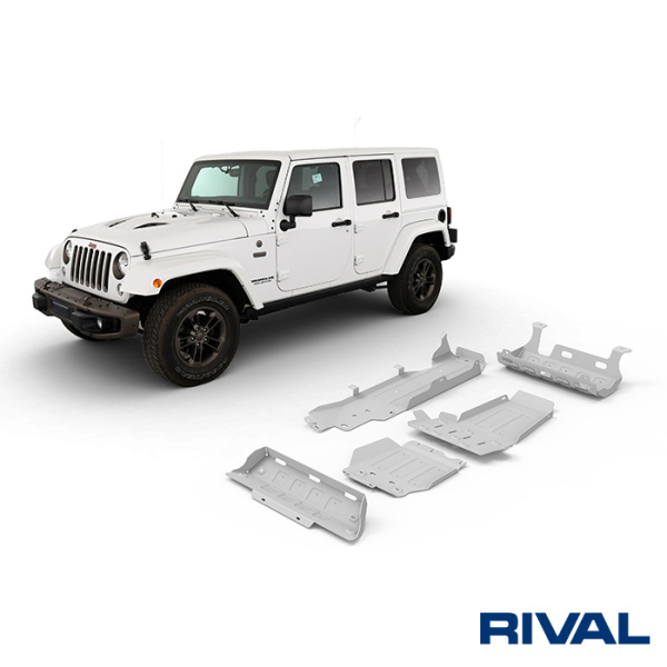 Skid Plates (Sets) Jeep Wrangler 2007-2018; 2,8 l. / diesel
